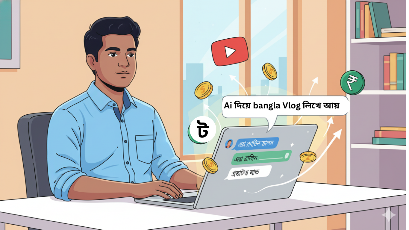 AI দিয়ে Bangla Vlog লিখে আয়