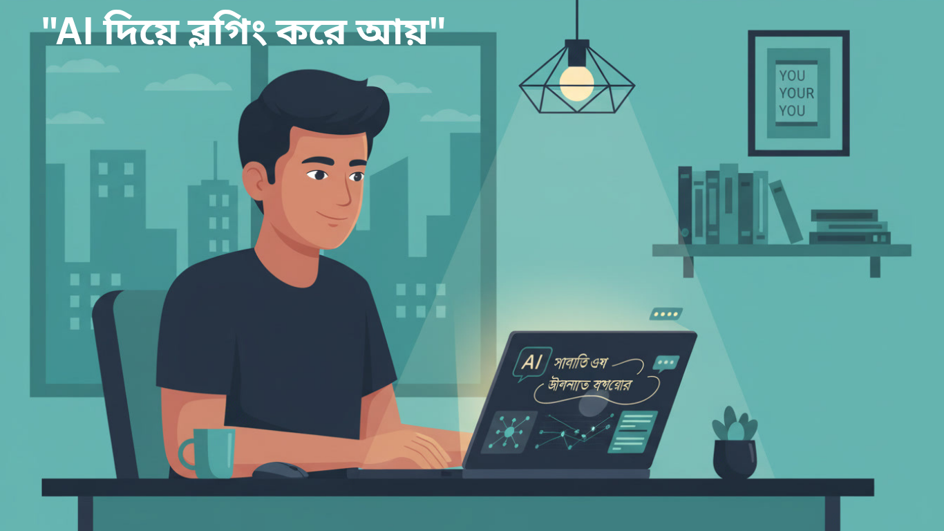 AI দিয়ে ব্লগিং করে আয়